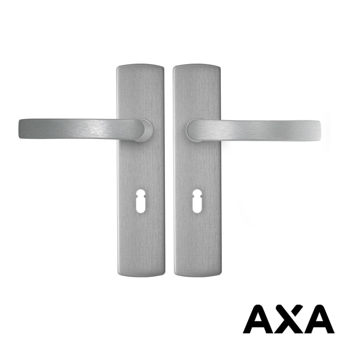 Beschlag für Innentüren aluminium AXA auf Schild sl56 luxe