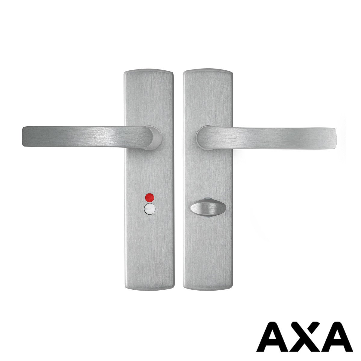 Beschlag für Innentüren aluminium AXA WC-/Badezimmer 63/8 luxe