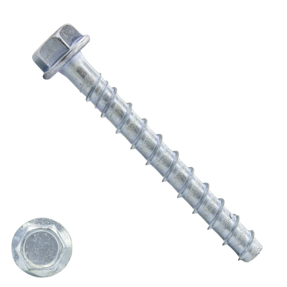Betonschrauben 10x90mm verzinkt Sechkantkopf 25 Stück