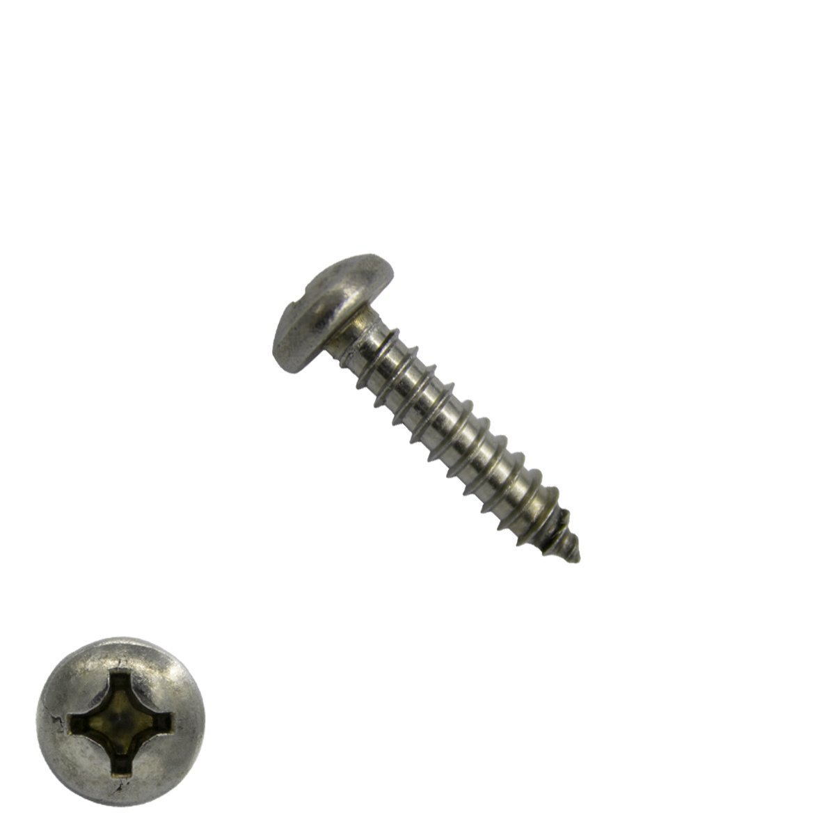 Blechschrauben Edelstahl A2 3,5x19mm Linsenkopf philips DIN7981 200 Stück