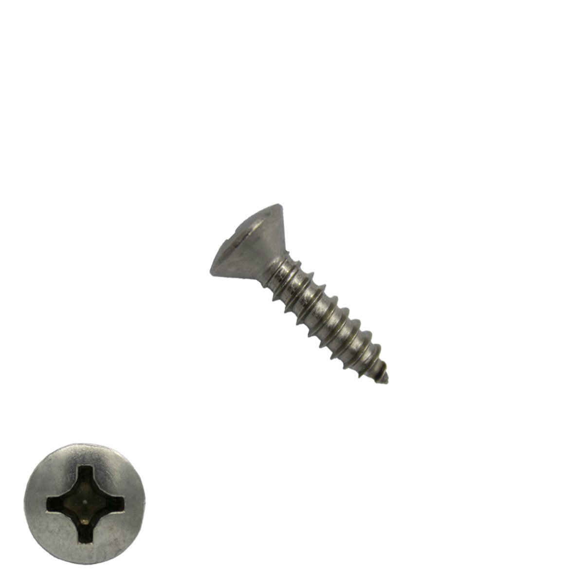 Blechschrauben Edelstahl A2 4,2x13mm Linsensenkkopf philips DIN7983 200 Stück