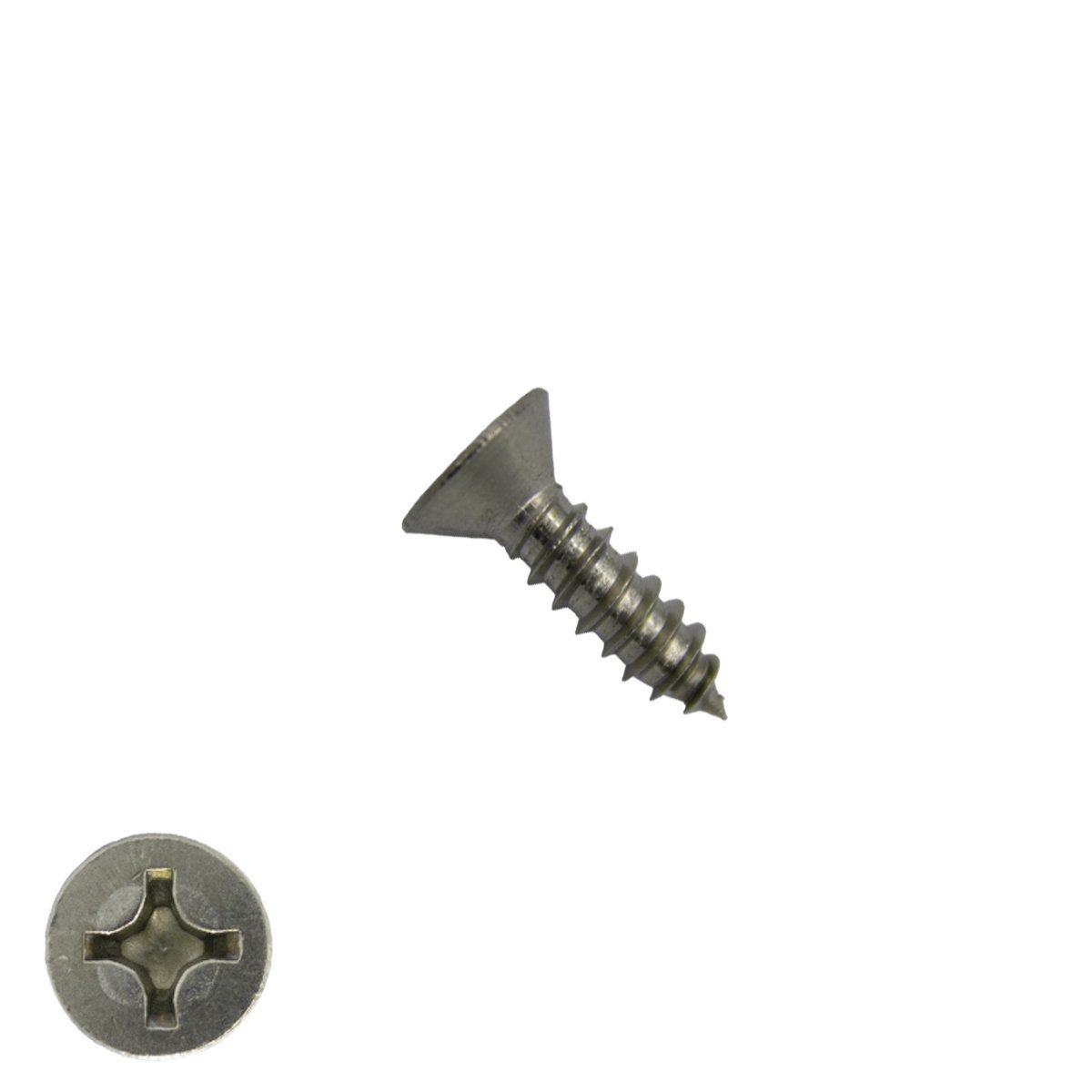 Blechschrauben Edelstahl A2 4,2x13mm Senkkopf philips DIN7982 200 Stück