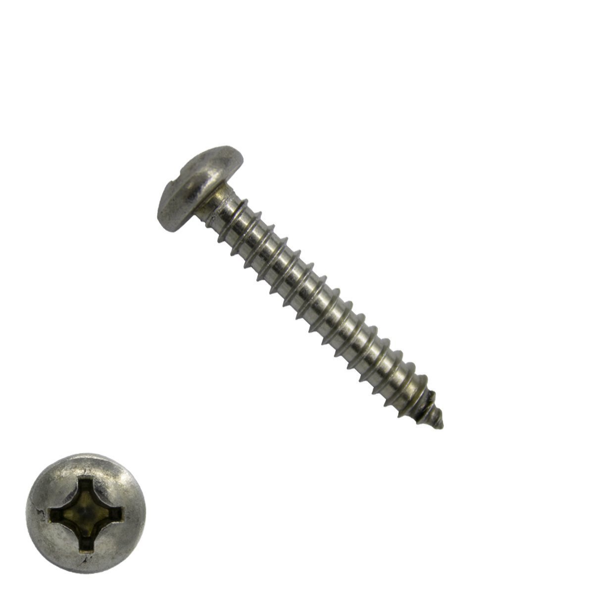 Blechschrauben Edelstahl A2 4,2x32mm Linsenkopf philips DIN7981 200 Stück