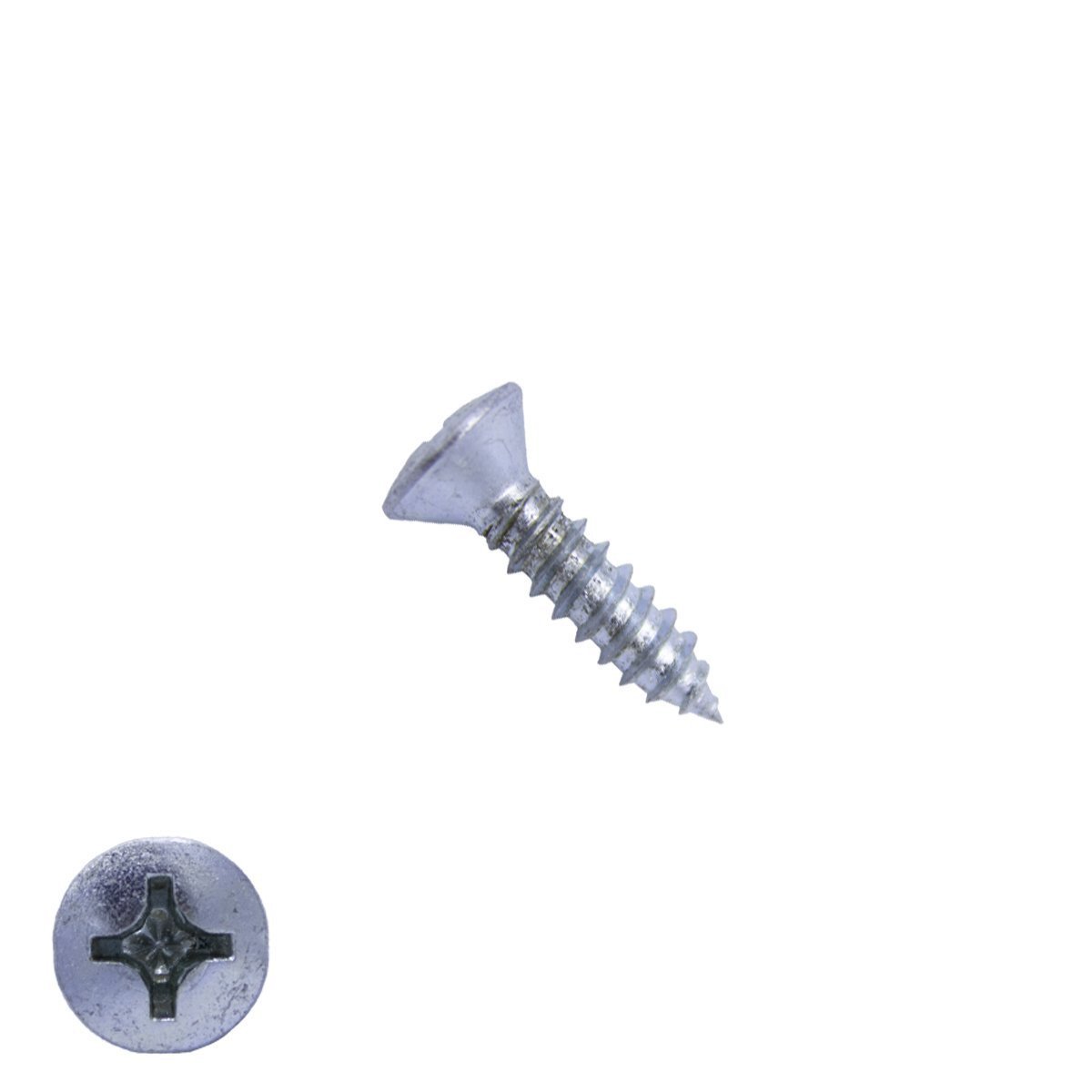 Blechschrauben verzinkt 3,9x13mm Linsensenkkopf philips DIN7983 200 Stück