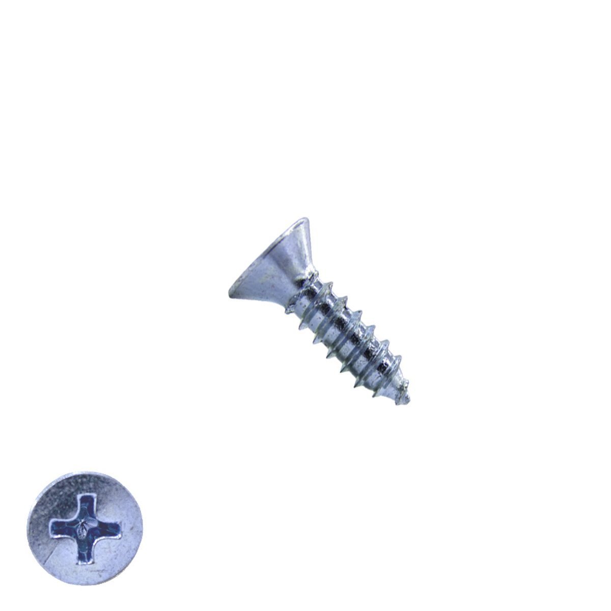 Blechschrauben verzinkt 4,8x13mm Senkkopf philips DIN7982 200 Stück