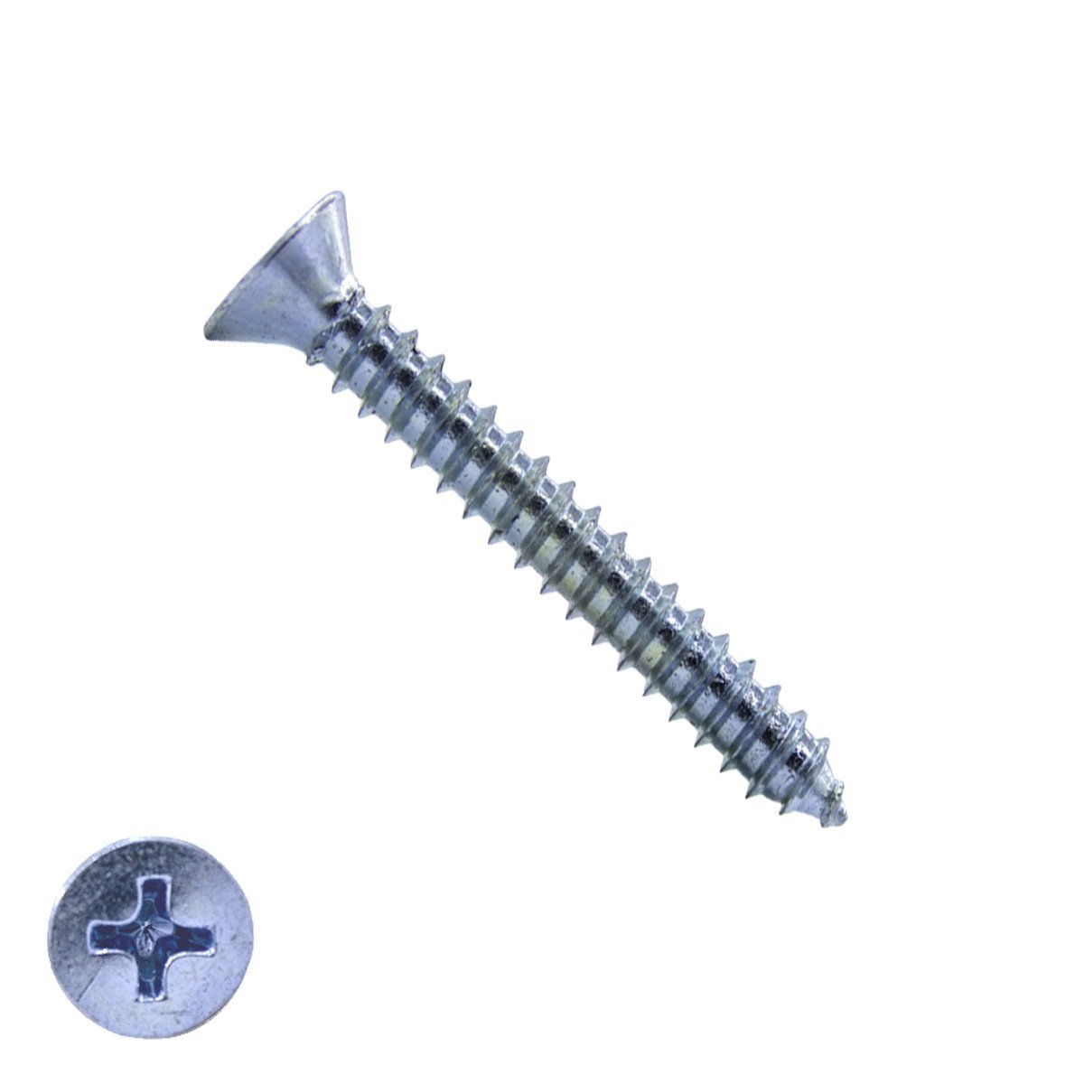 Blechschrauben verzinkt 4,8x38mm Senkkopf philips DIN7982 200 Stück