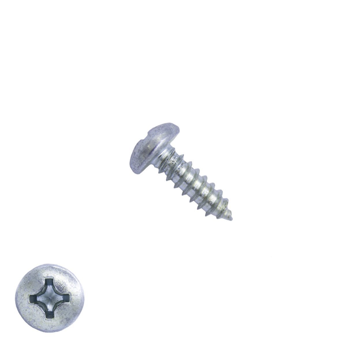 Blechschrauben verzinkt 4,8x9,5mm Linsenkopf philips DIN7981 200 Stück