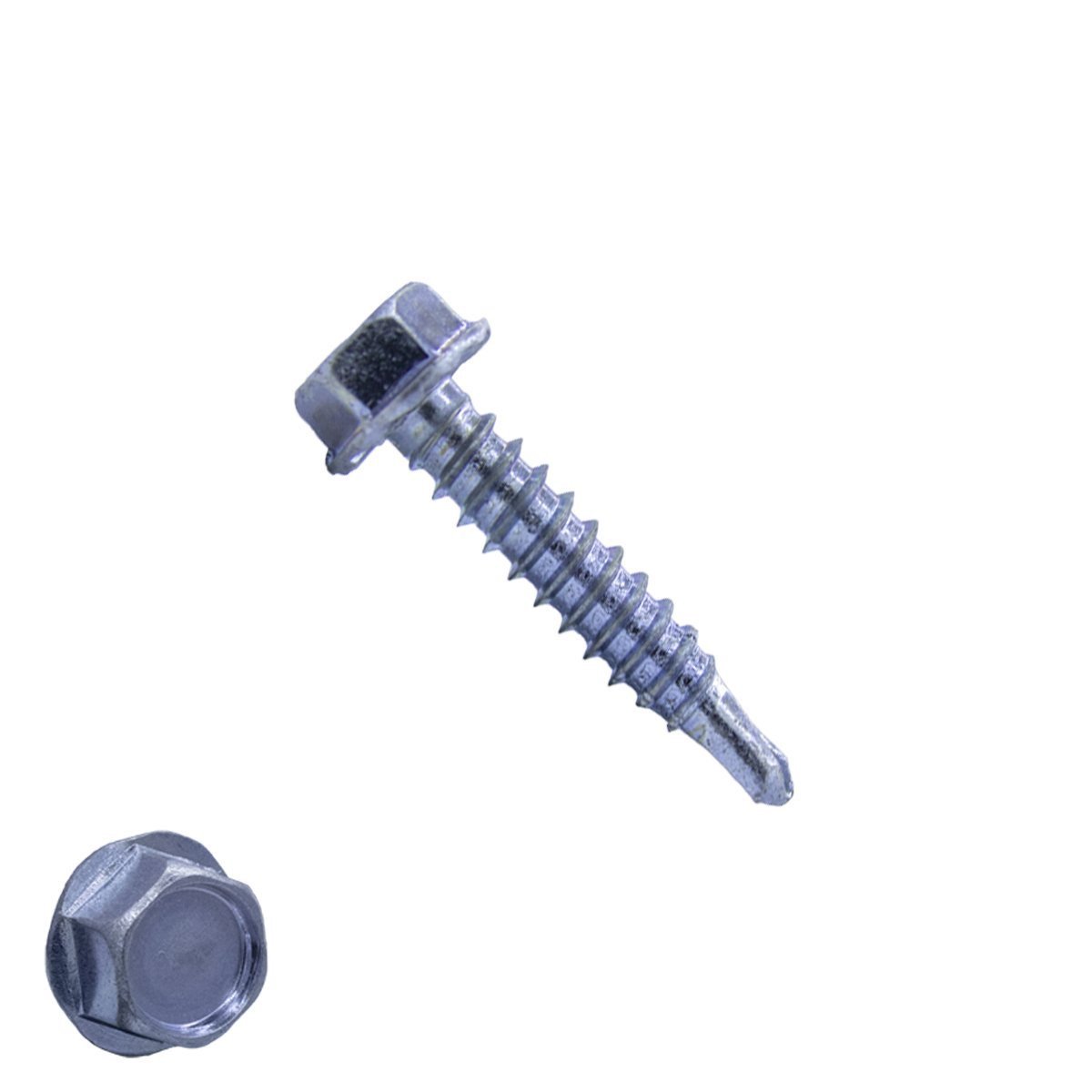 Bohrschrauben verzinkt 4,2x32mm Sechskantkopf DIN7504-K 200 Stück