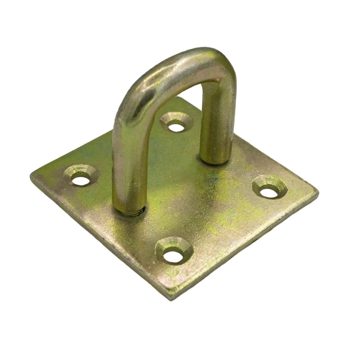 Decksplatte 55x55mm gelb verzinkt 1 Stück