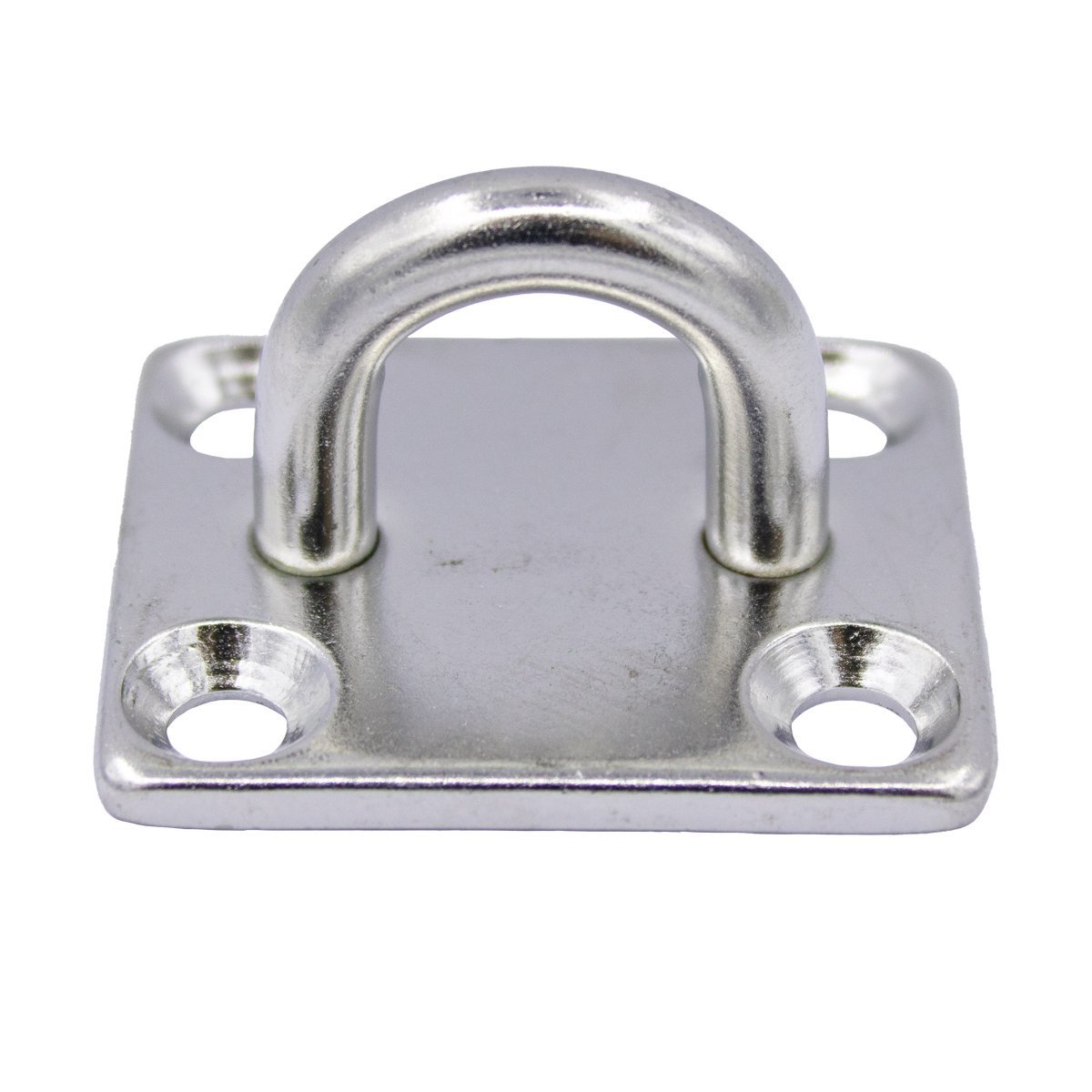 Decksplatte eckig 40x35mm Edelstahl A2 1 Stück