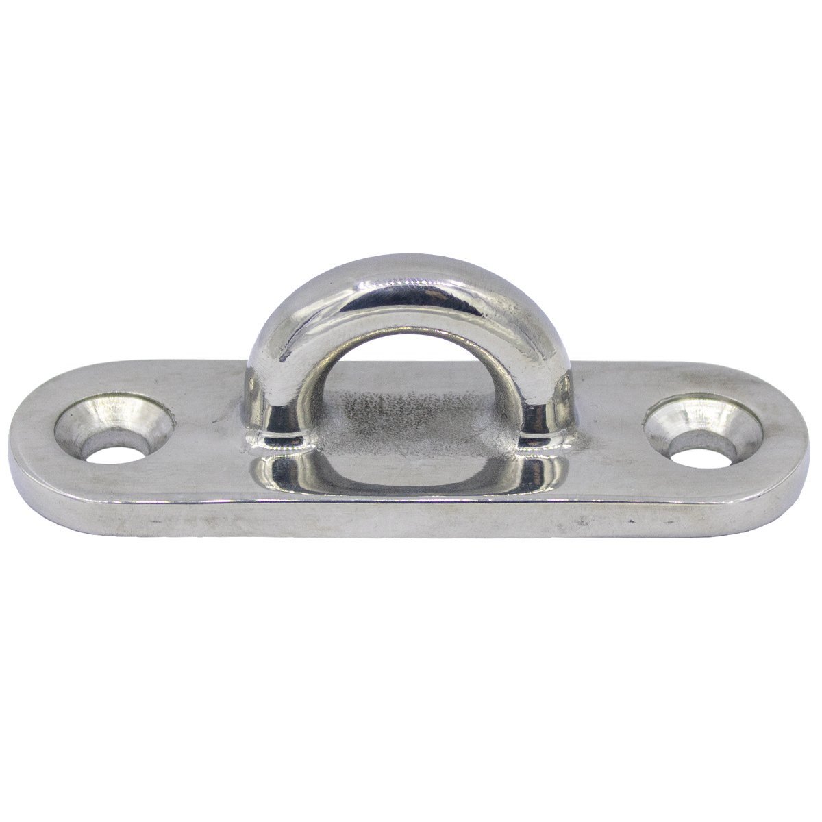 Decksplatte ovale Grundplatte  88mm Edelstahl A4 1 Stück