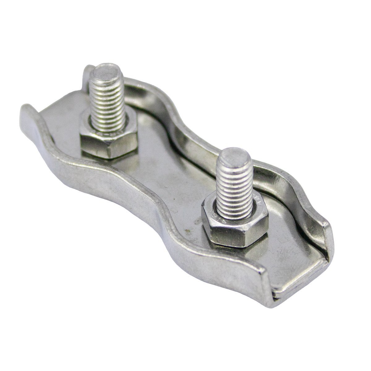 Drahseilklemme duplex 8mm Edelstahl A4 1 Stück