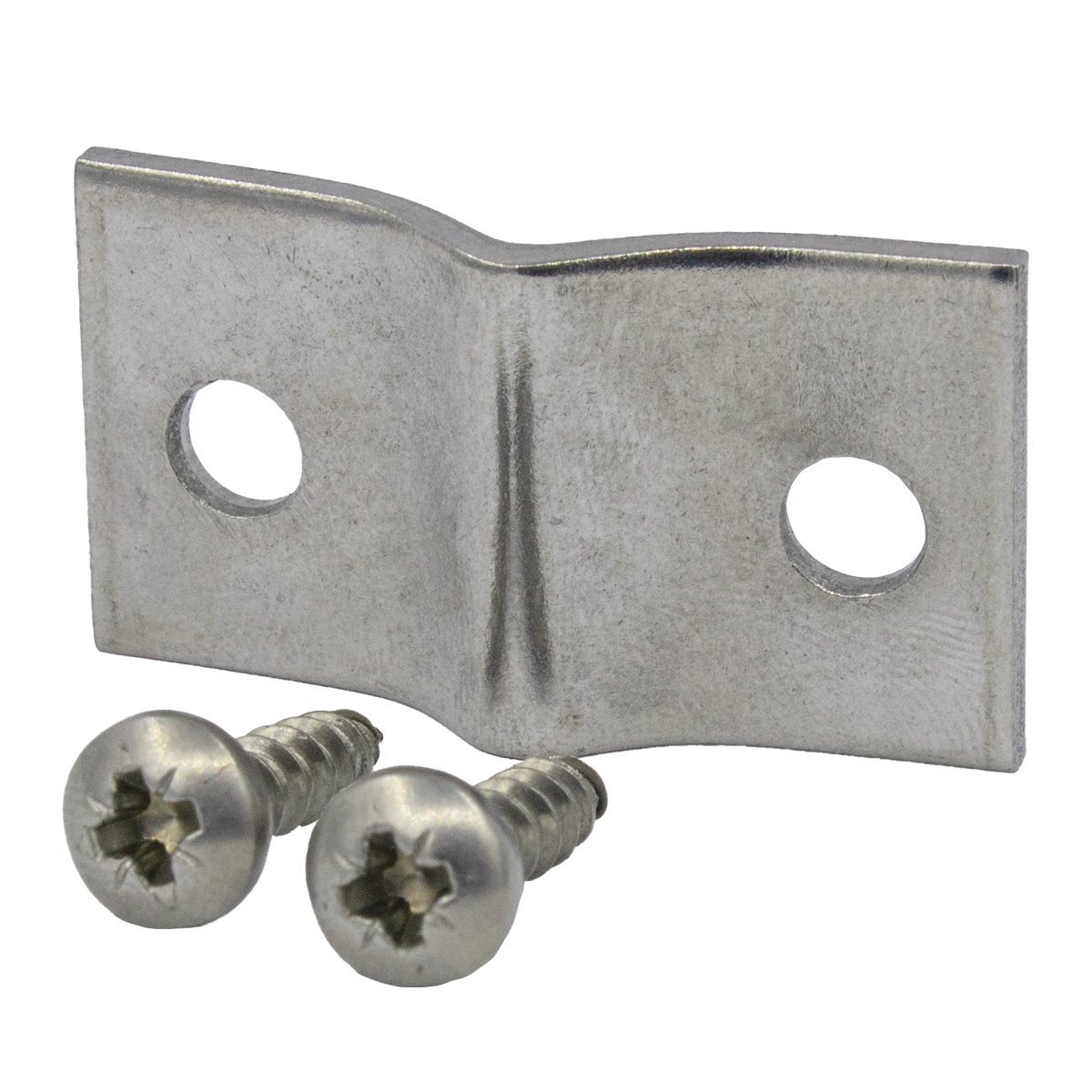 Drahtgitter-bügel Edelstahl A2 4x16mm mit Schrauben 6 Stück