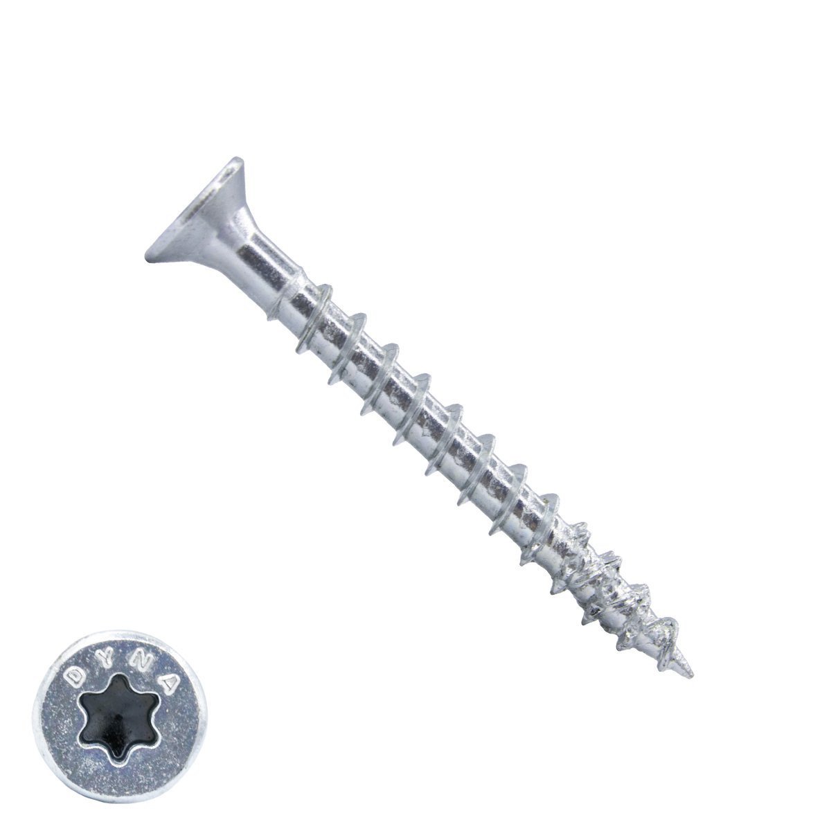 Dynaplus Beslagschrauben 4,5x40mm verzinkt Senkkopf TORX 200 Stück