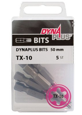 Dynaplus bit TORX-10 ROSA 50mm 5 Stück