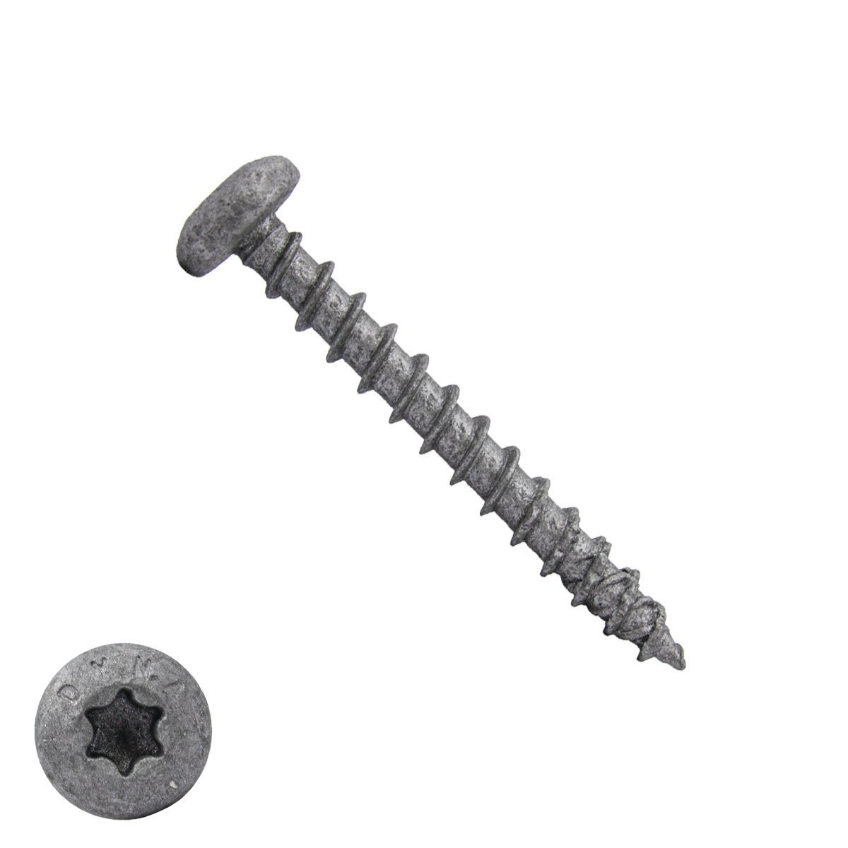 Dynaplus Spanplattenschrauben 4,5x40mm AR-Coating Grau Linsenkopf TORX 200 Stück