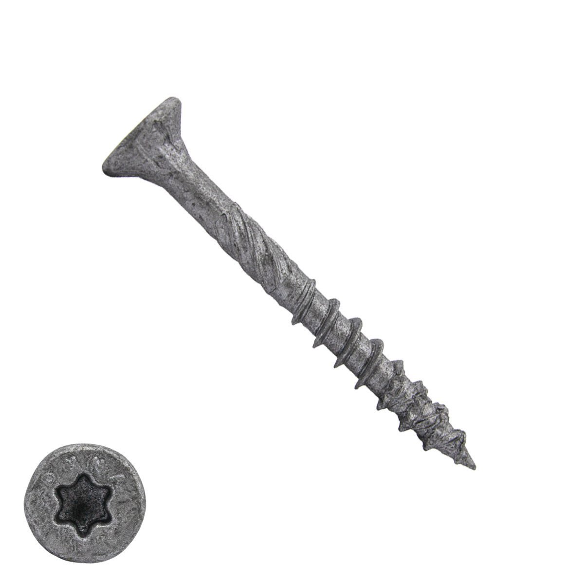Dynaplus Spanplattenschrauben 4,5x40mm Teilgewinde AR-Coating Grau Senkkopf TORX 200 Stück