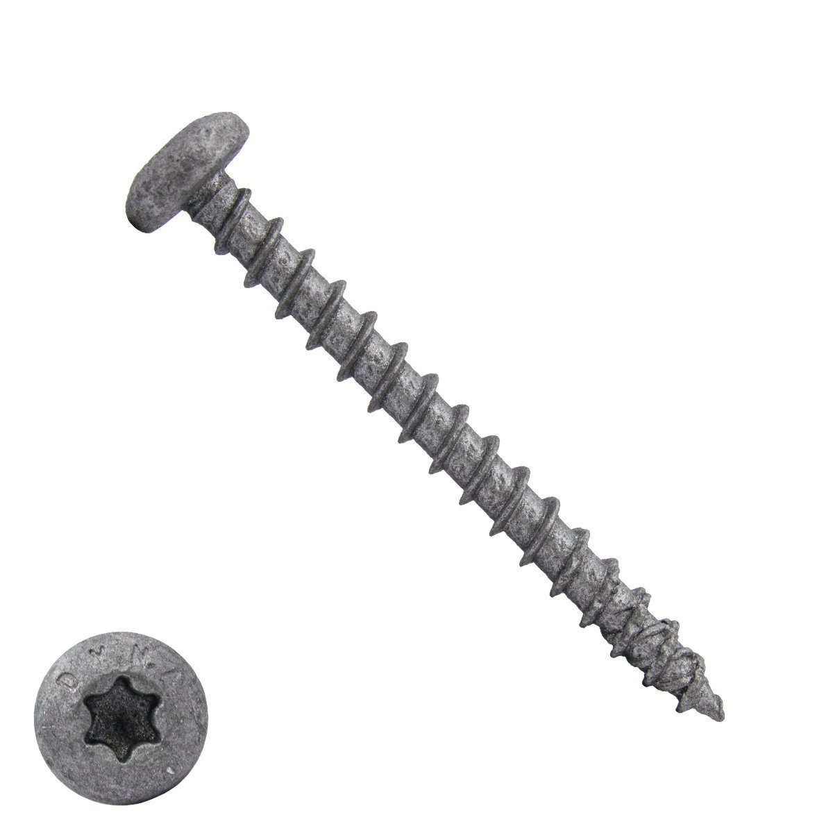 Dynaplus Spanplattenschrauben 4,5x50mm AR-Coating Grau Linsenkopf TORX 200 Stück