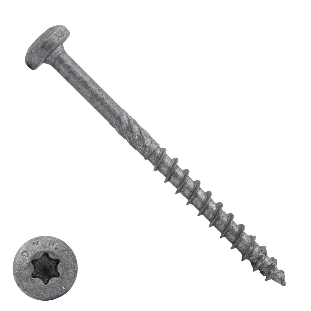 Dynaplus Spanplattenschrauben 6x70mm Teilgewinde AR-Coating Grau Linsenkopf TORX 100 Stück