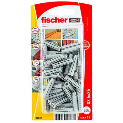 fischer Dübel SX 5x25 50 Stück