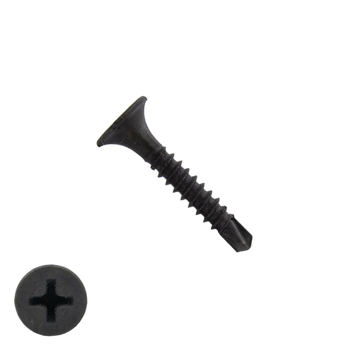 Gipsplattenschrauben 3,5x25mm phosphatiert mit Bohrspitze PH 1000 Stück