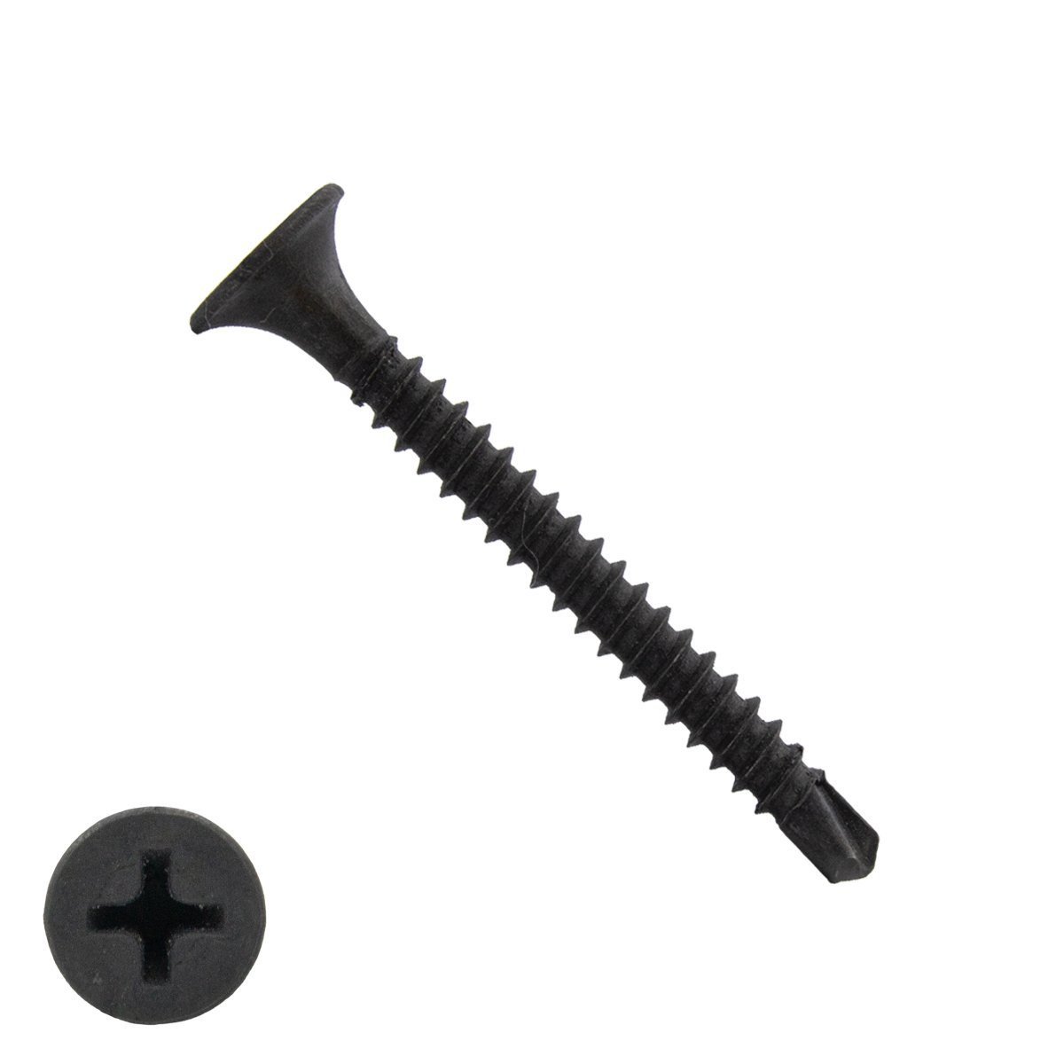 Gipsplattenschrauben 3,5x45mm phosphatiert mit Bohrspitze PH 1000 Stück