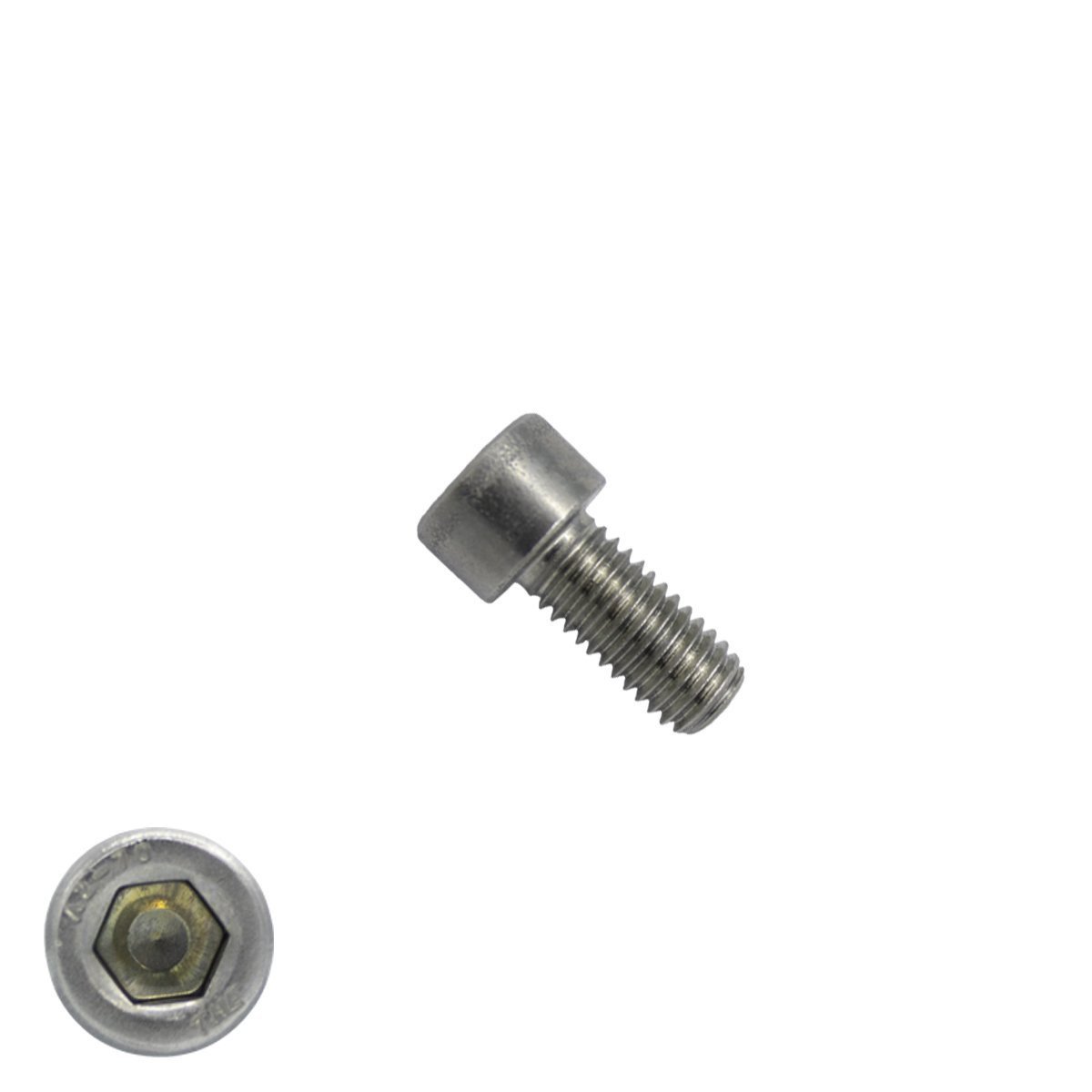 Inbusschrauben  M10 x 16mm Edelstahl A4 Zylinderkopf Din912 25 Stück