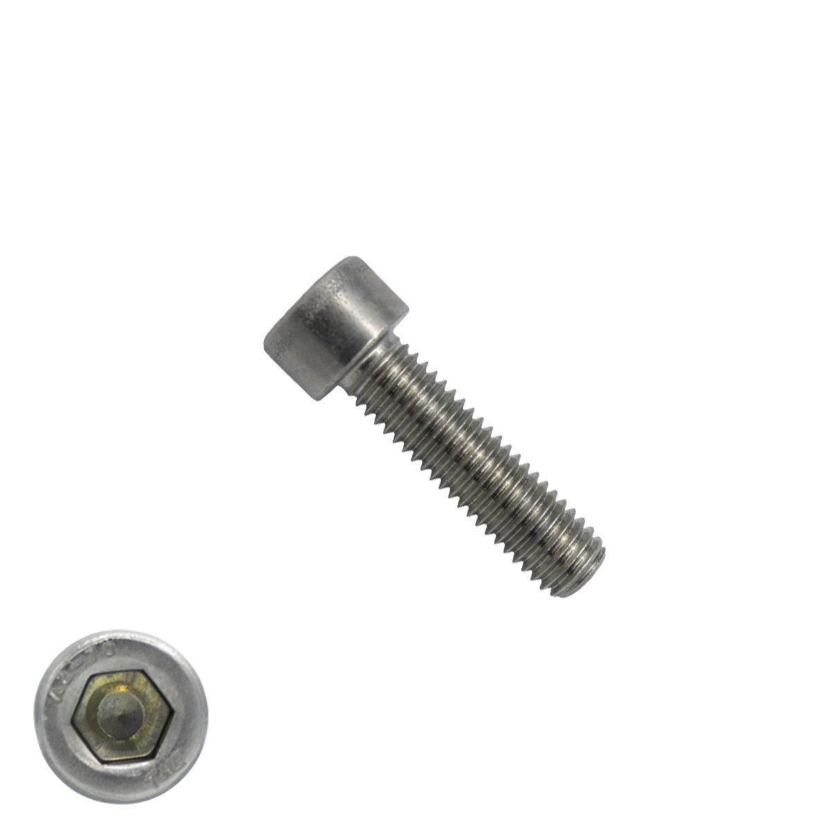 Inbusschrauben  M16 x 30mm Edelstahl A2 Zylinderkopf Din912 25 Stück