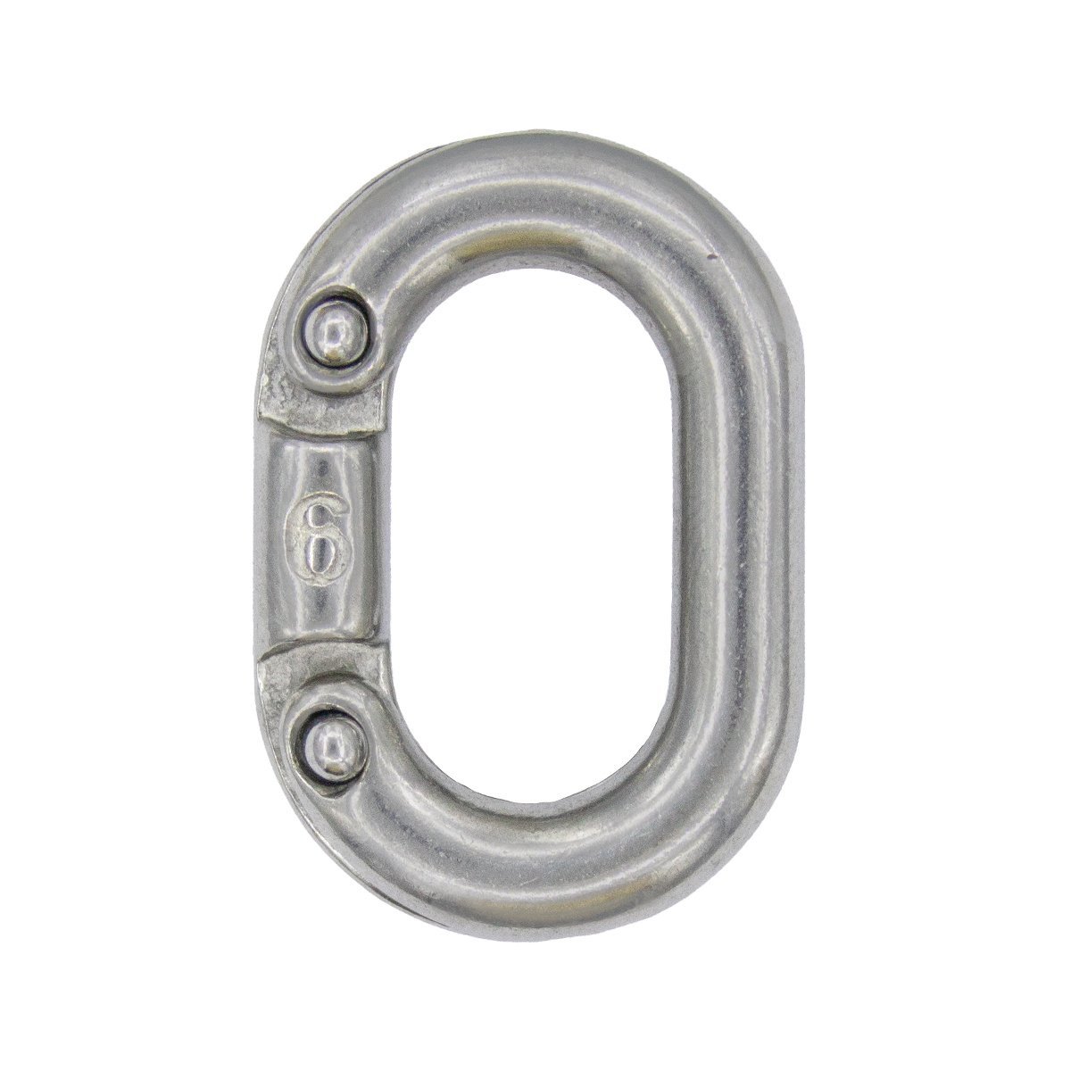 Kettennotglied zum Einnieten 6mm Edelstahl A4 1 Stück