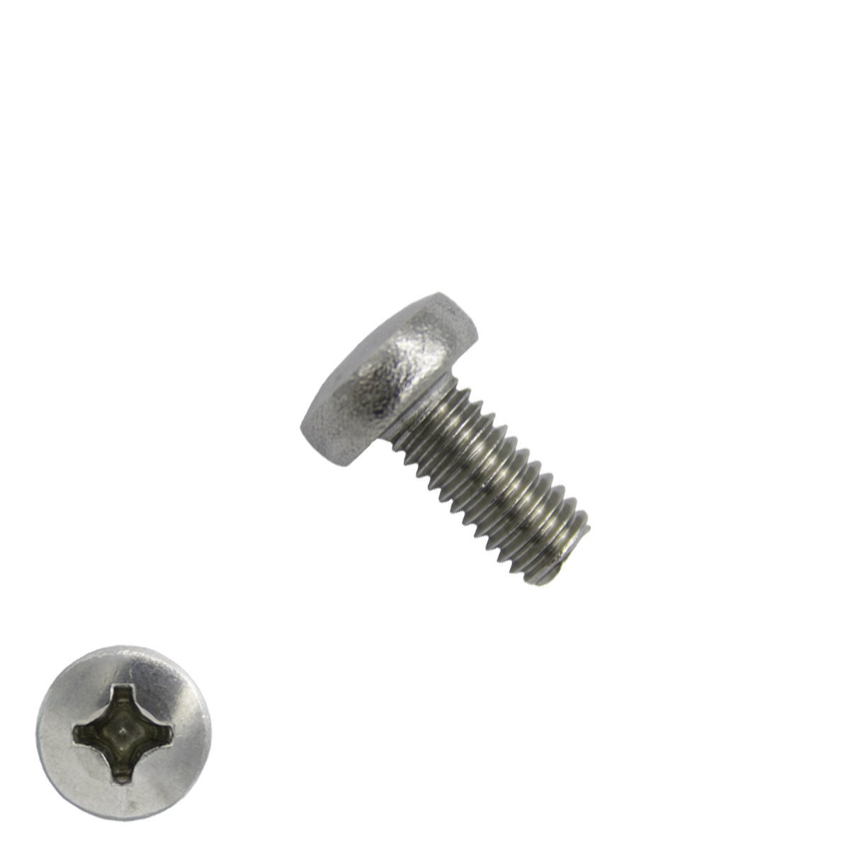 Linsenschrauben mit Kreuzschlitz M4 x 8mm DIN7985 Edelstahl A2 philips 200 Stück