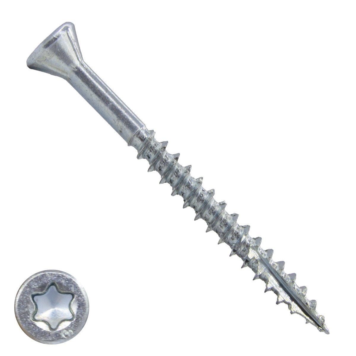 MDF-Schrauben 4x45/30mm verzinkt Fräskopf TORX 200 Stück
