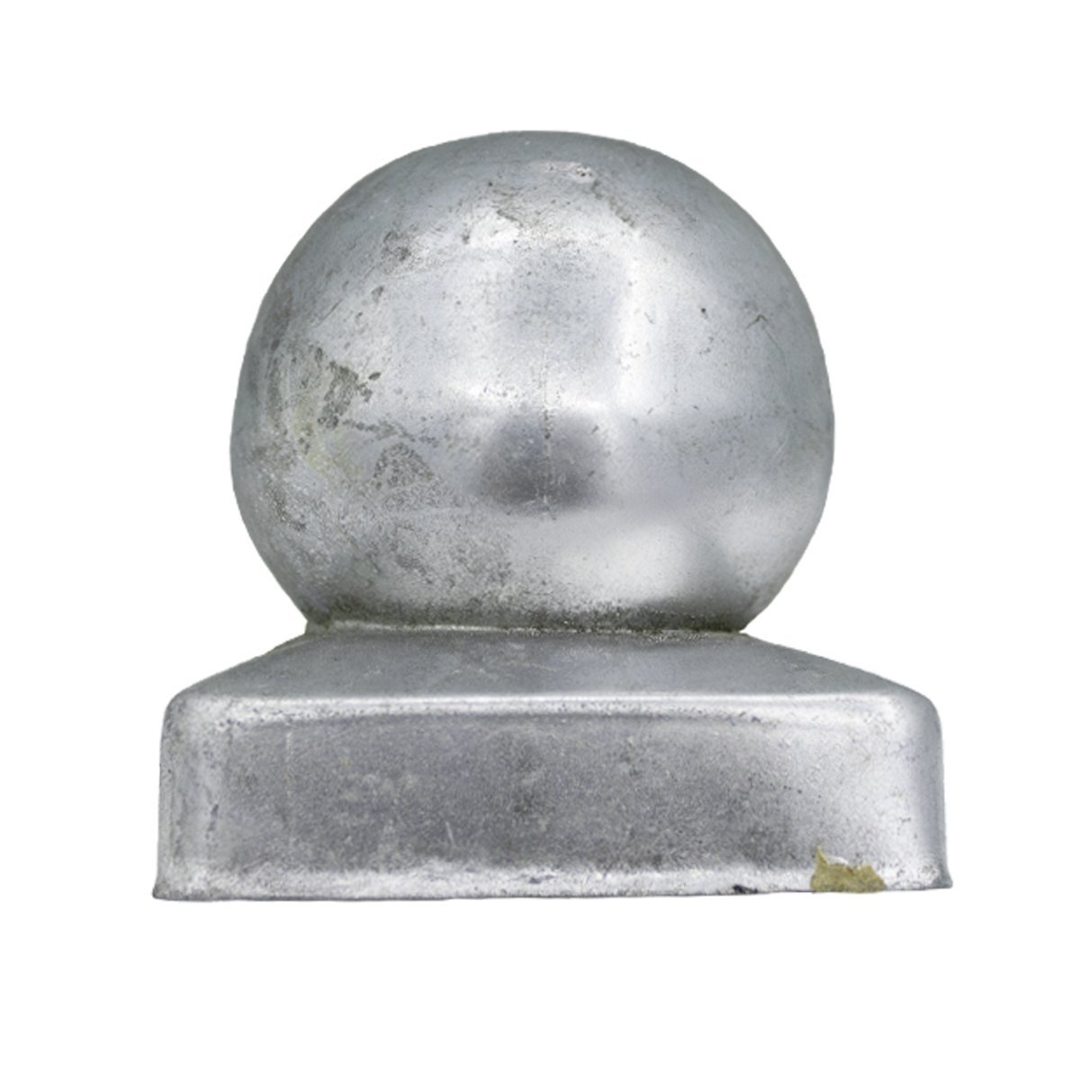 Pfostenkappe mit Kugel 71x71mm feuerverzinkt 1 Stück