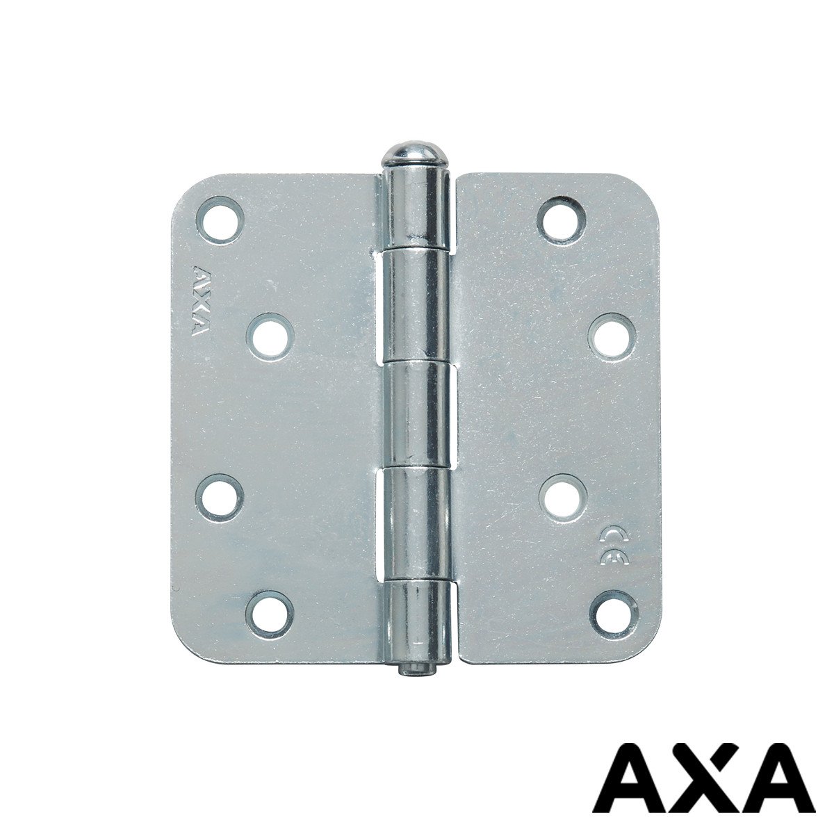 Scharnier 89x89mm ungelagert mit runde Ecken AXA