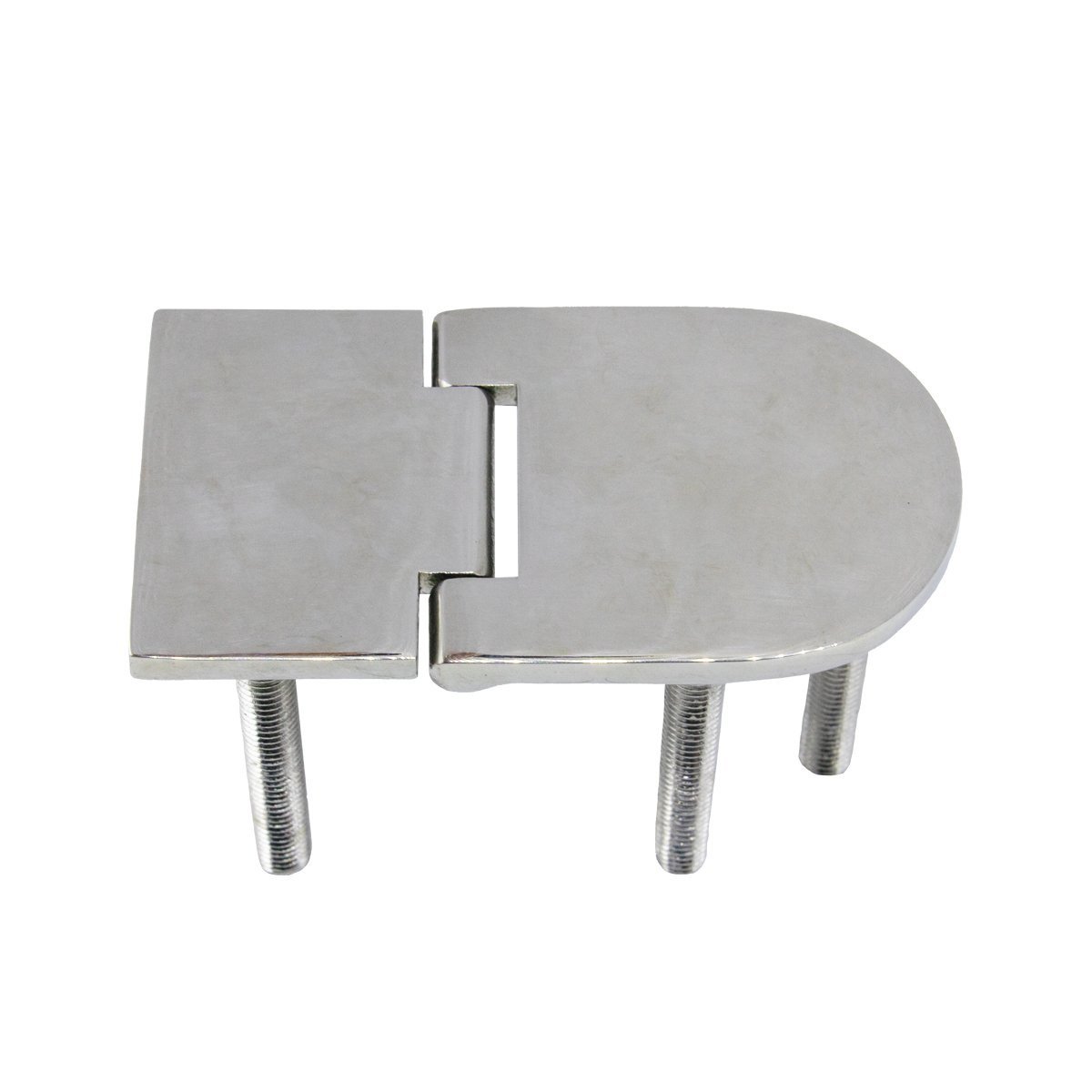 Scharnier mit gewinde Stifte 76x40mm Edelstahl A4 1 Stück