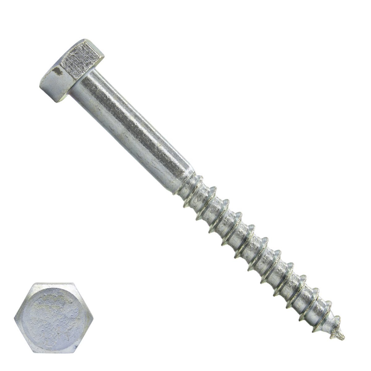 Schlüsselschrauben M6 verzinkt 6x60mm Din571 200 Stück