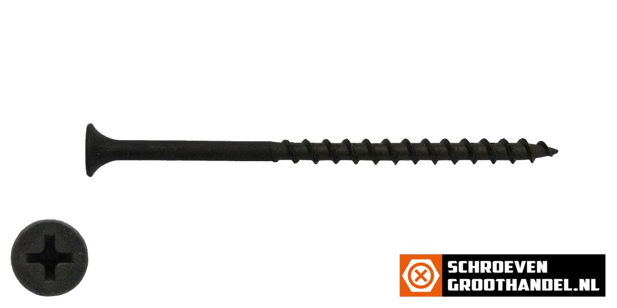 Schnellbauschrauben 4,2x75mm phosphatiert Grobgewinde PH 500 Stück