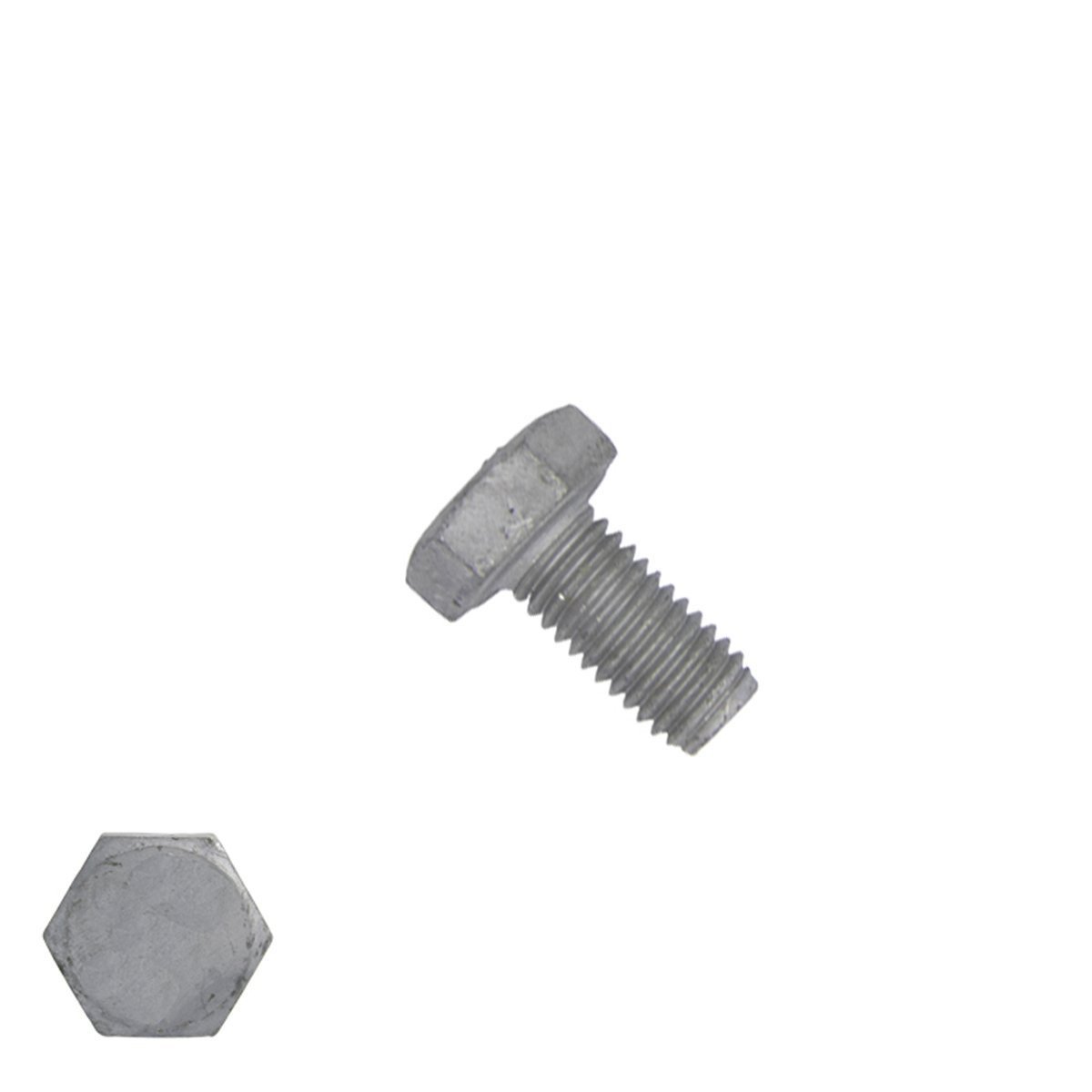 Sechskantschrauben M10 x 16mm feuerverzinkt DIN933 Vollgewinde 200 Stück