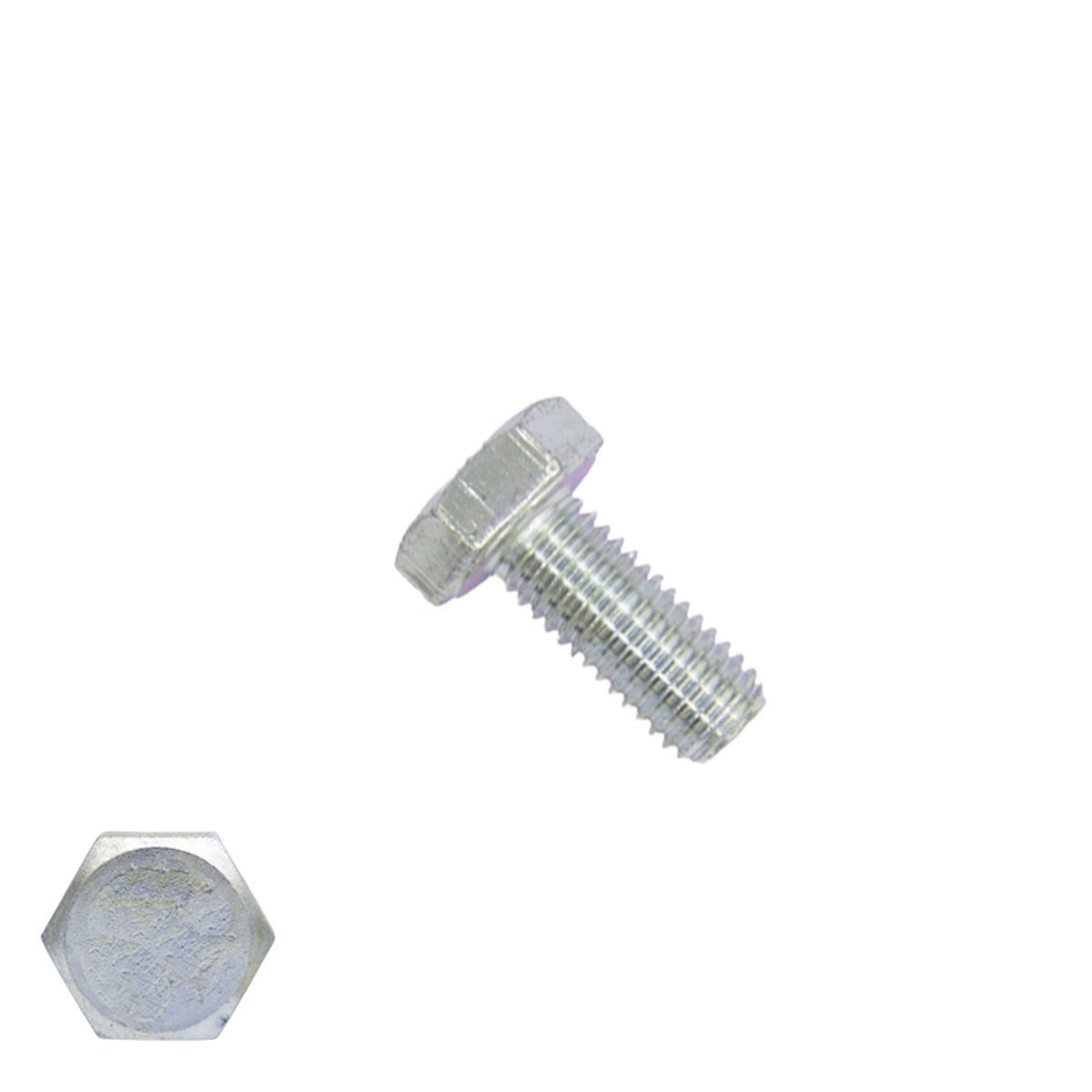 Sechskantschrauben M6 x 18mm verzinkt DIN933 Vollgewinde 200 Stück