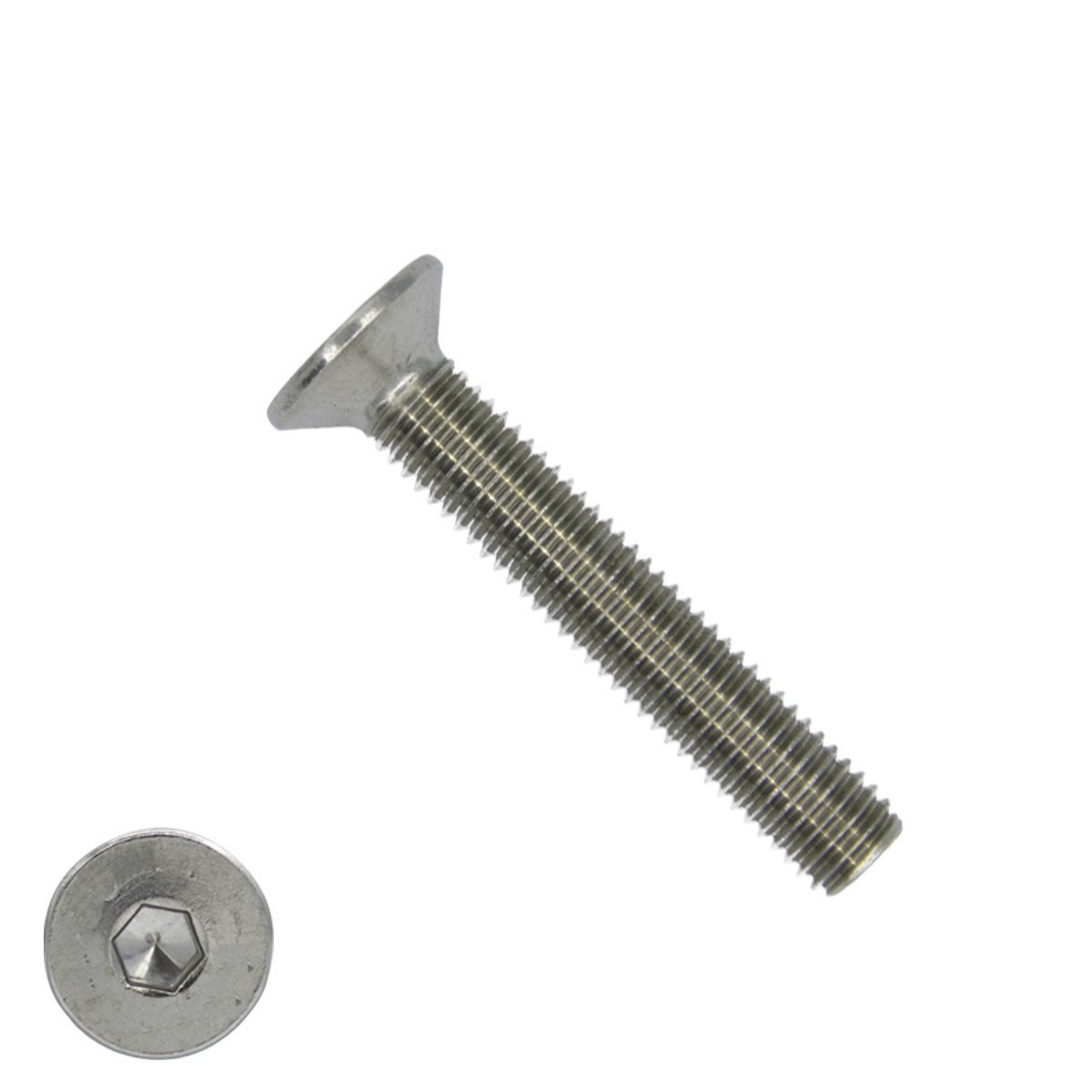 Senkkopfschrauben inbus  M5 x 40mm Edelstahl A2 DIN7991 100 Stück