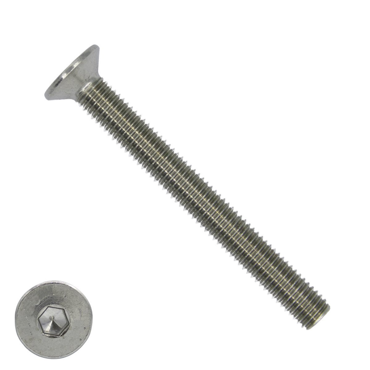 Senkkopfschrauben inbus  M5 x 70mm Edelstahl A2 DIN7991 100 Stück