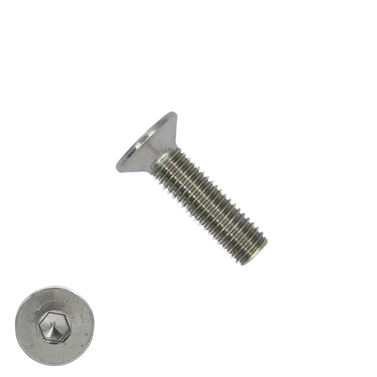 Senkkopfschrauben inbus  M6 x 25mm Edelstahl A2 DIN7991 100 Stück