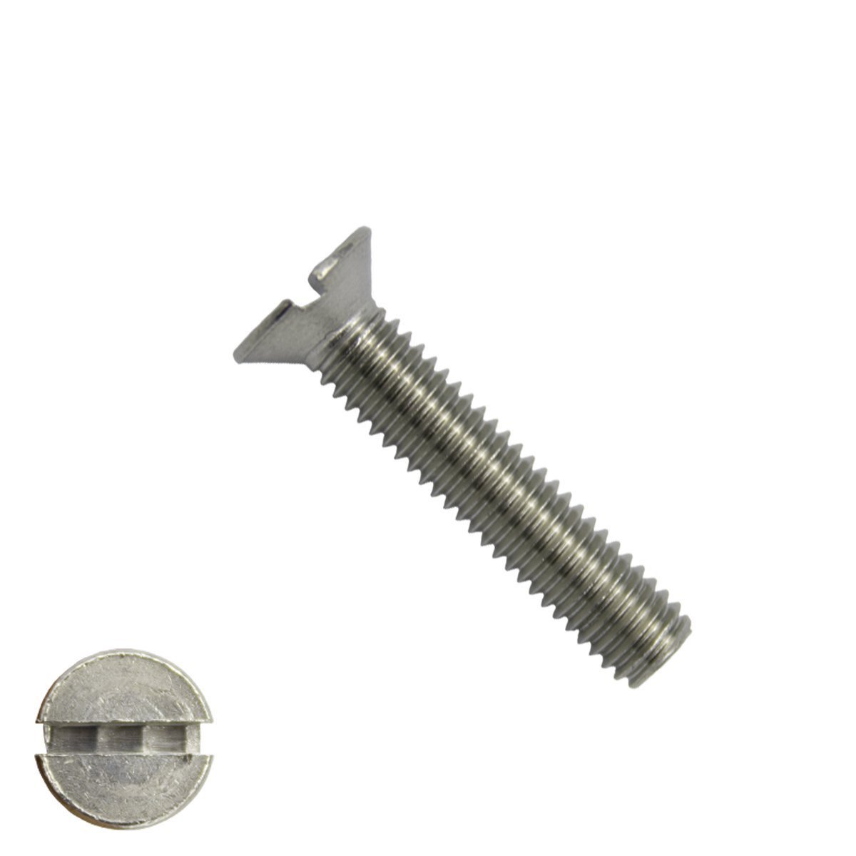 Senkschrauben mit Schlitz M3 x 25mm DIN963 Edelstahl A2  200 Stück