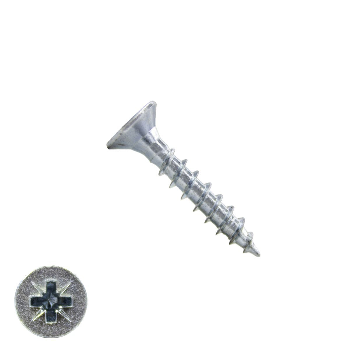 Spanplattenschrauben 6x30mm verzinkt Senkkopf POZI-3 200 Stück
