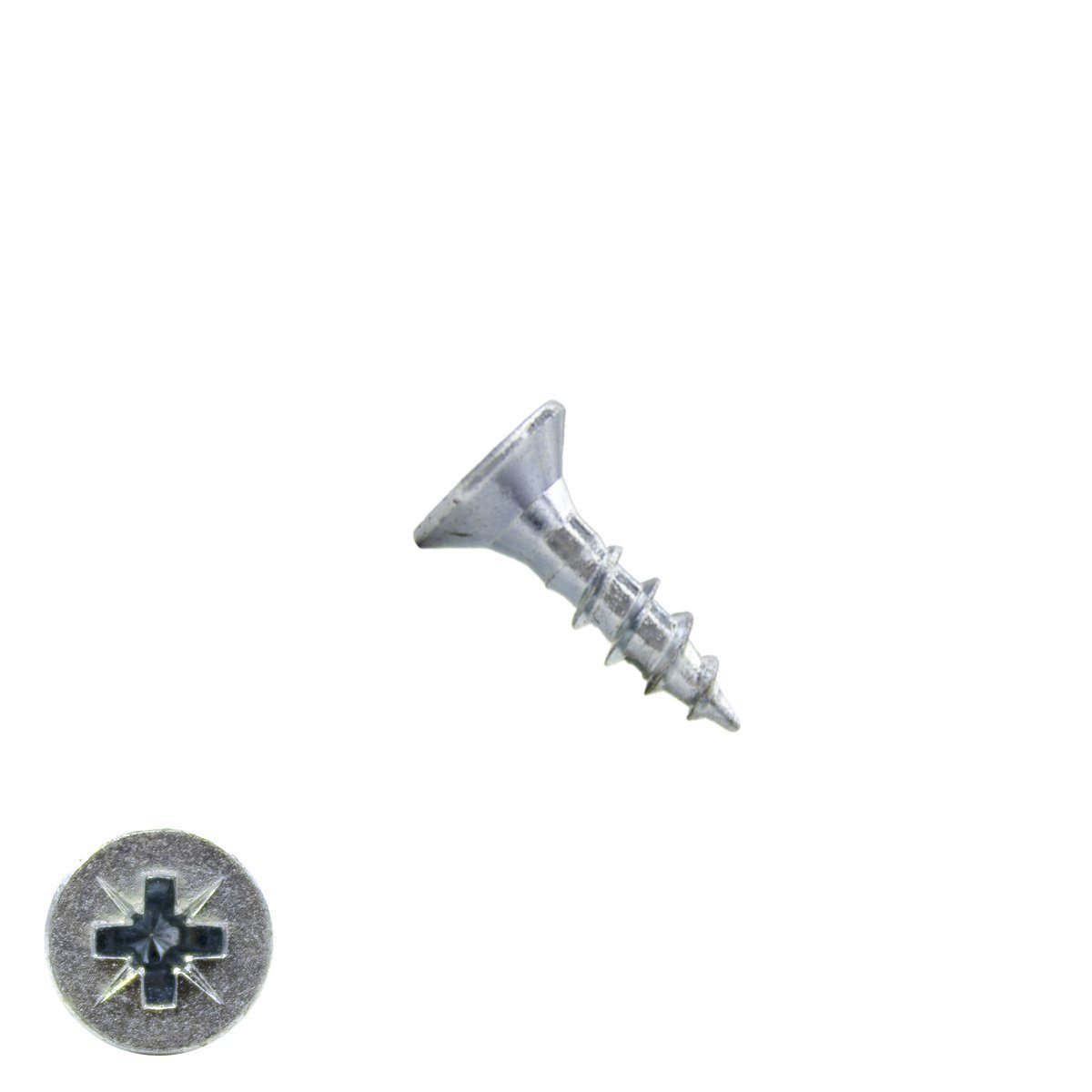 Spanplattenschrauben 2,5x10mm verzinkt Senkkopf POZI-1 200 Stück