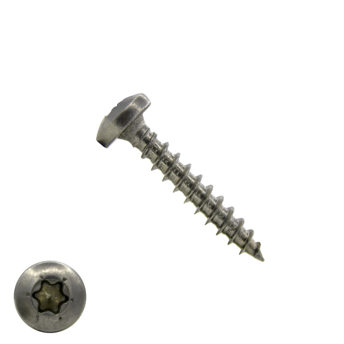 Spanplattenschrauben 3,5x30mm Edelstahl A2 Linsenkopf TORX 500 Stück