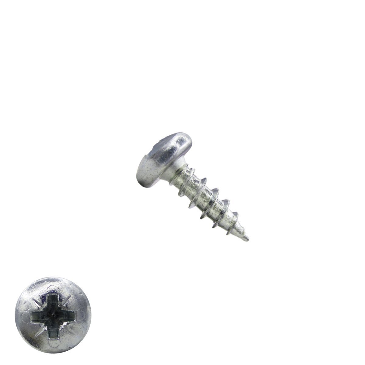Spanplattenschrauben 3x12mm verzinkt Linsenkopf POZI-1 200 Stück