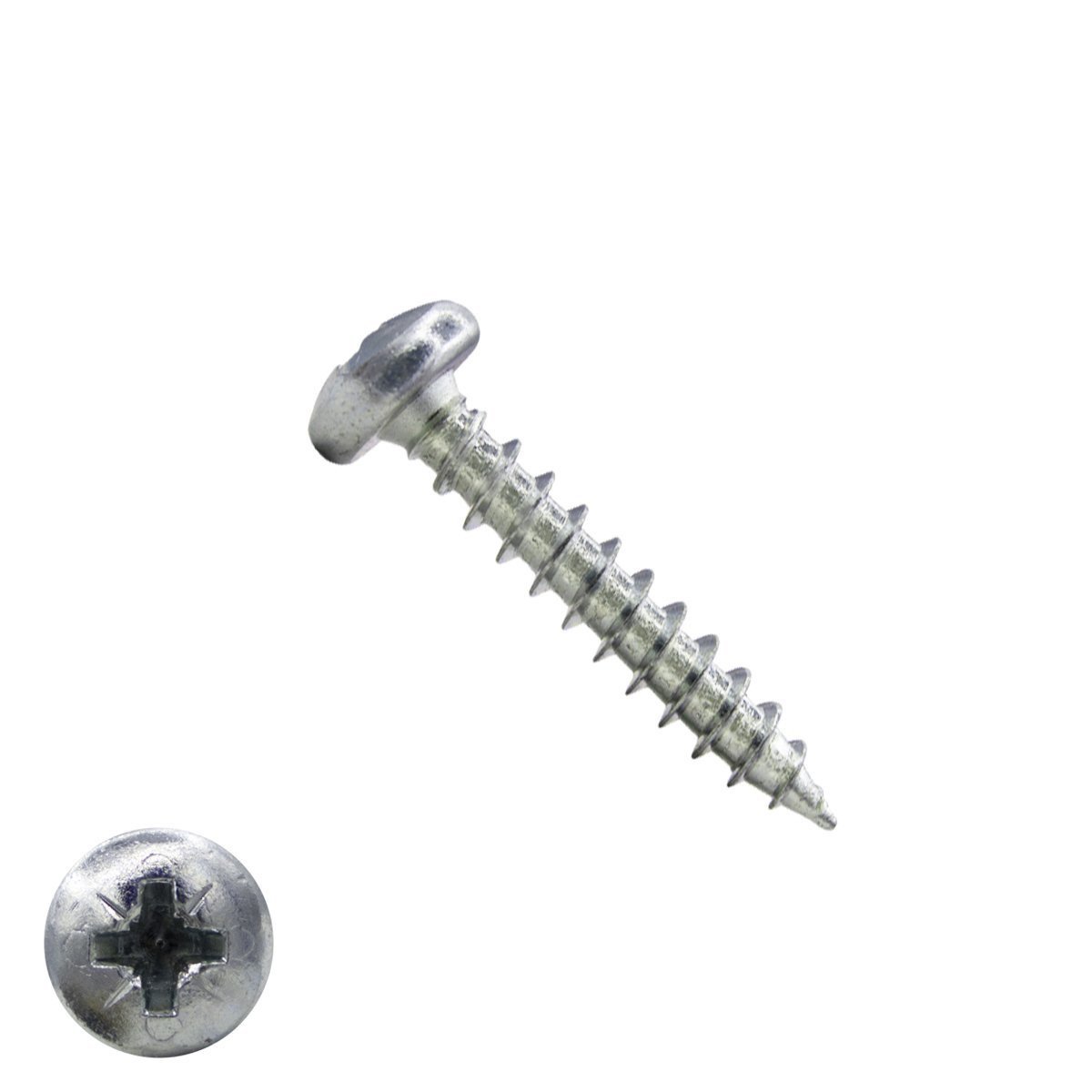 Spanplattenschrauben 4x30mm verzinkt Linsenkopf POZI-2 200 Stück