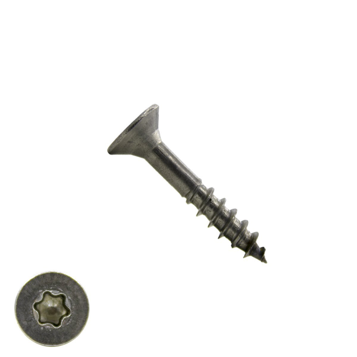 Spanplattenschrauben 5x25/18mm Edelstahl A2 Senkkopf TORX-25 500 Stück