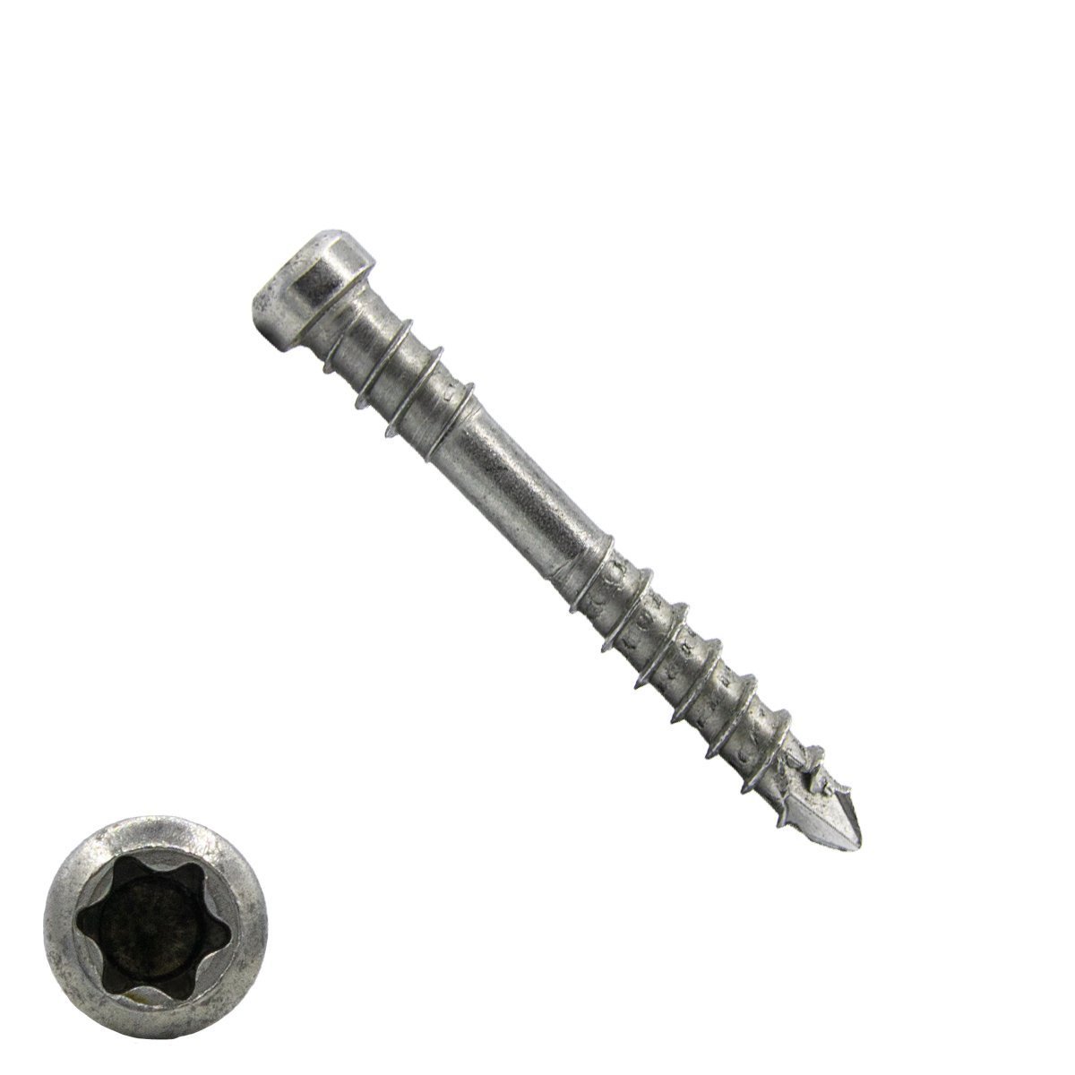 Spax-D Terrassenschrauben 5x40mm Edelstahl A2 Zylinderkop TORX 200 Stück