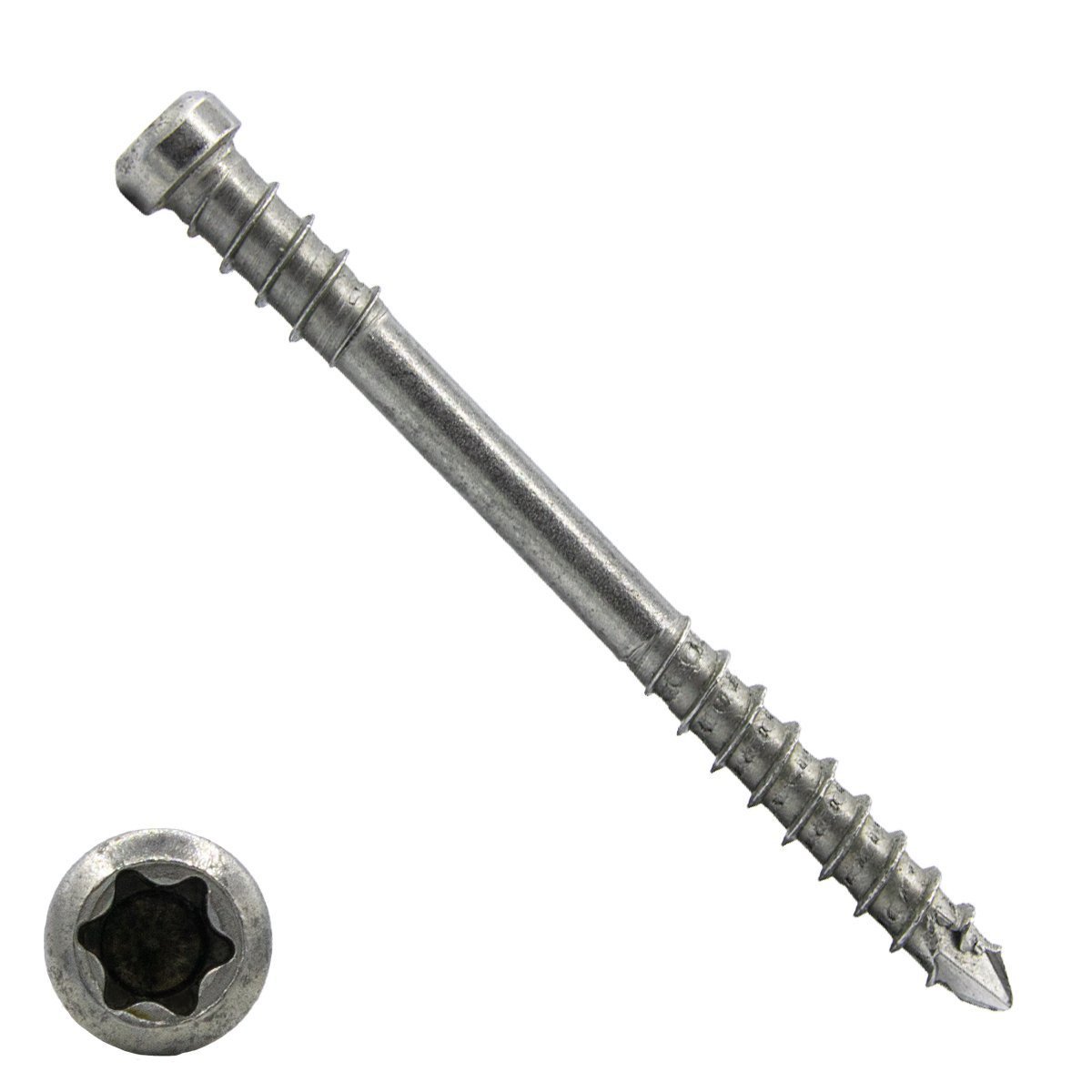 Spax-D Terrassenschrauben 5x70mm Edelstahl A2 Zylinderkop TORX 100 Stück
